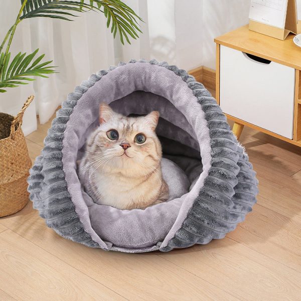 New conch velvet removable and washable pet house for cats and dogs