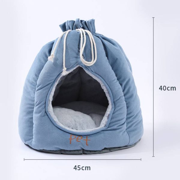 A dual-purpose warm, soft and comfortable pet nest for cats and dogs