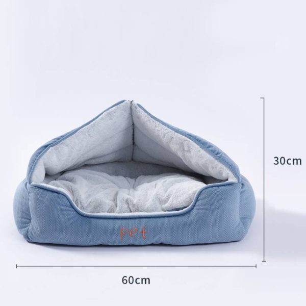 A dual-purpose warm, soft and comfortable pet nest for cats and dogs