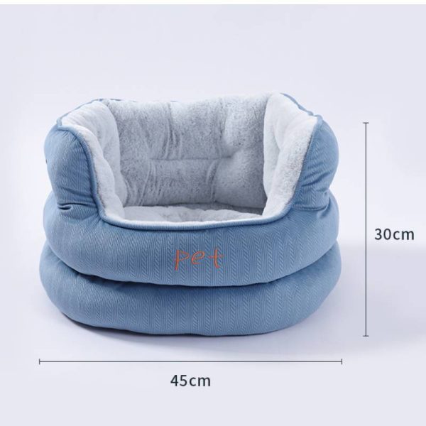 A dual-purpose warm, soft and comfortable pet nest for cats and dogs