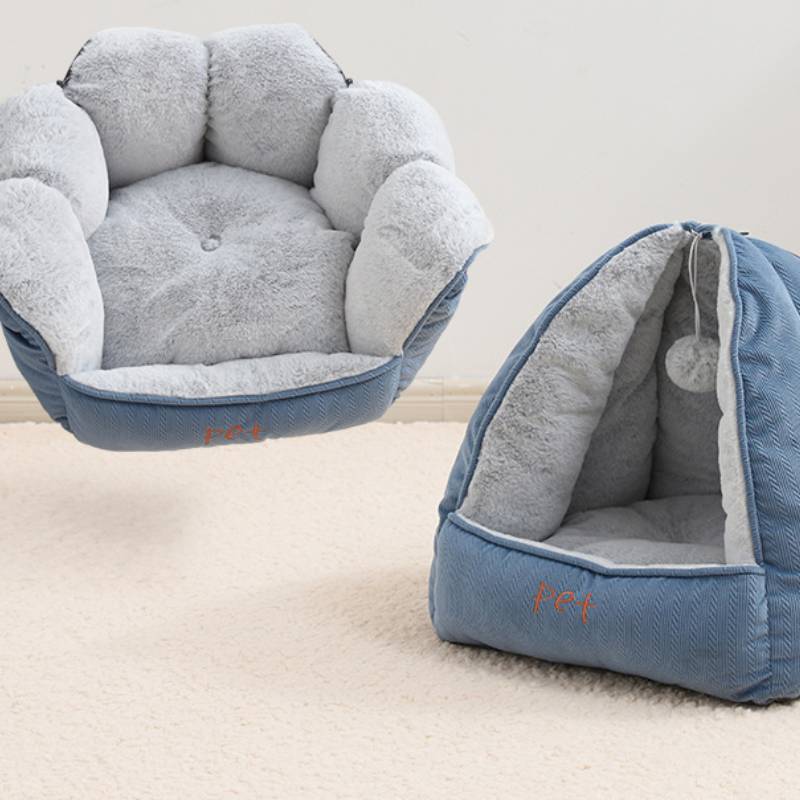 A dual-purpose warm, soft and comfortable pet nest for cats and dogs