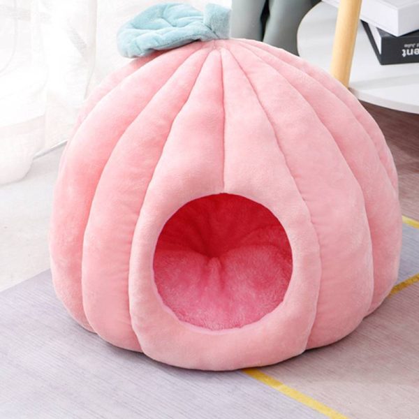 Winter Warm Cute Pumpkin Shape Good Quality Cat Cave