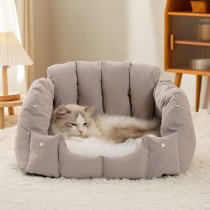 Simple and high-quality dual-purpose fully enclosed warm cat cave cat sofa