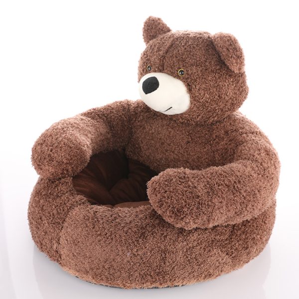 Cute Hugable Bear Warm Cat Bed Puppy Bed