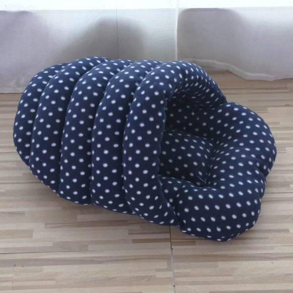 Slipper style thickened, soft and comfortable sleeping cat and dog cave