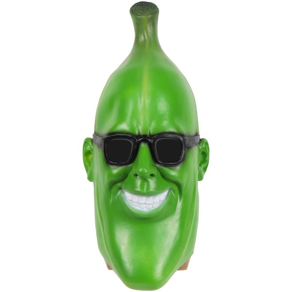 Halloween Funny Green Banana Man Mask Prop