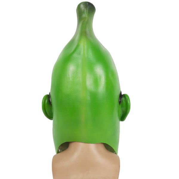 Halloween Funny Green Banana Man Mask Prop