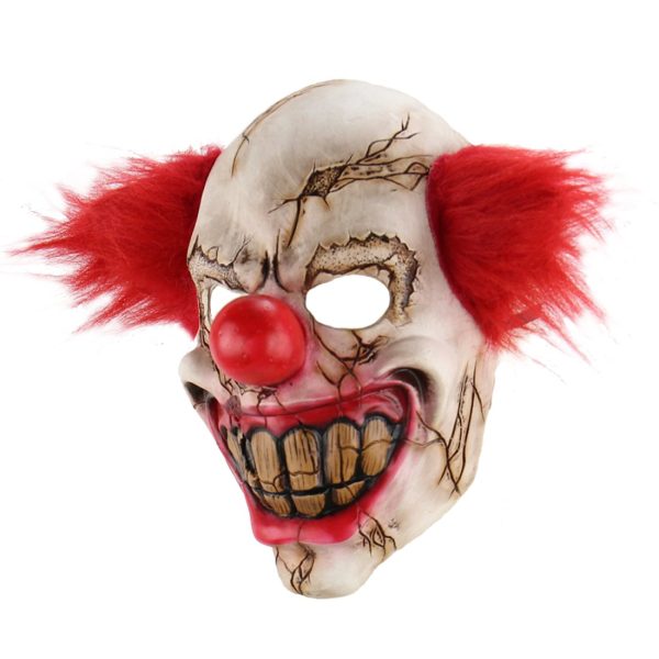 Halloween Scary Clown Devil Flame Zombie Mask Prop