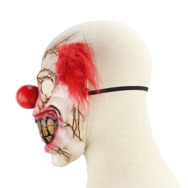 Halloween Scary Clown Devil Flame Zombie Mask Prop