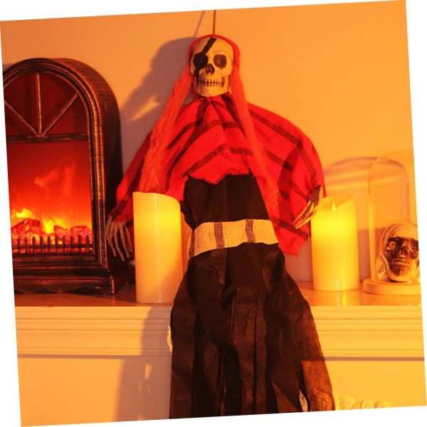 Halloween Wizard Haunted House Skull Horror Prop