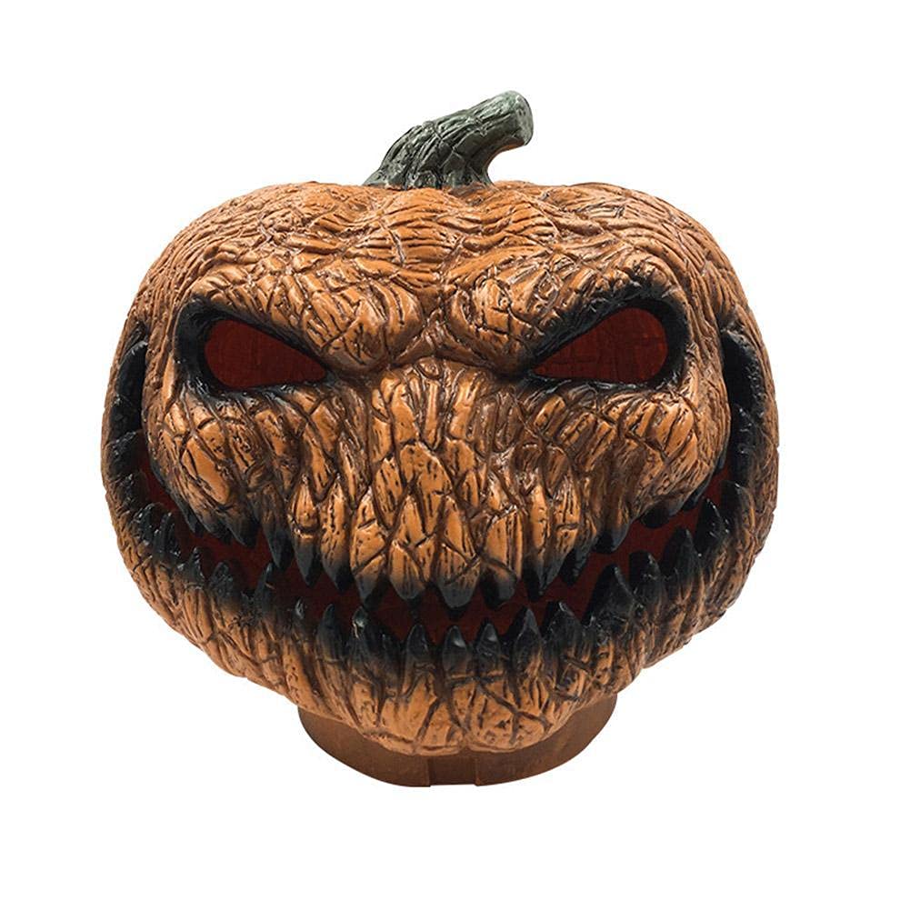 Halloween Evil Led Light Up Pumpkin Prop