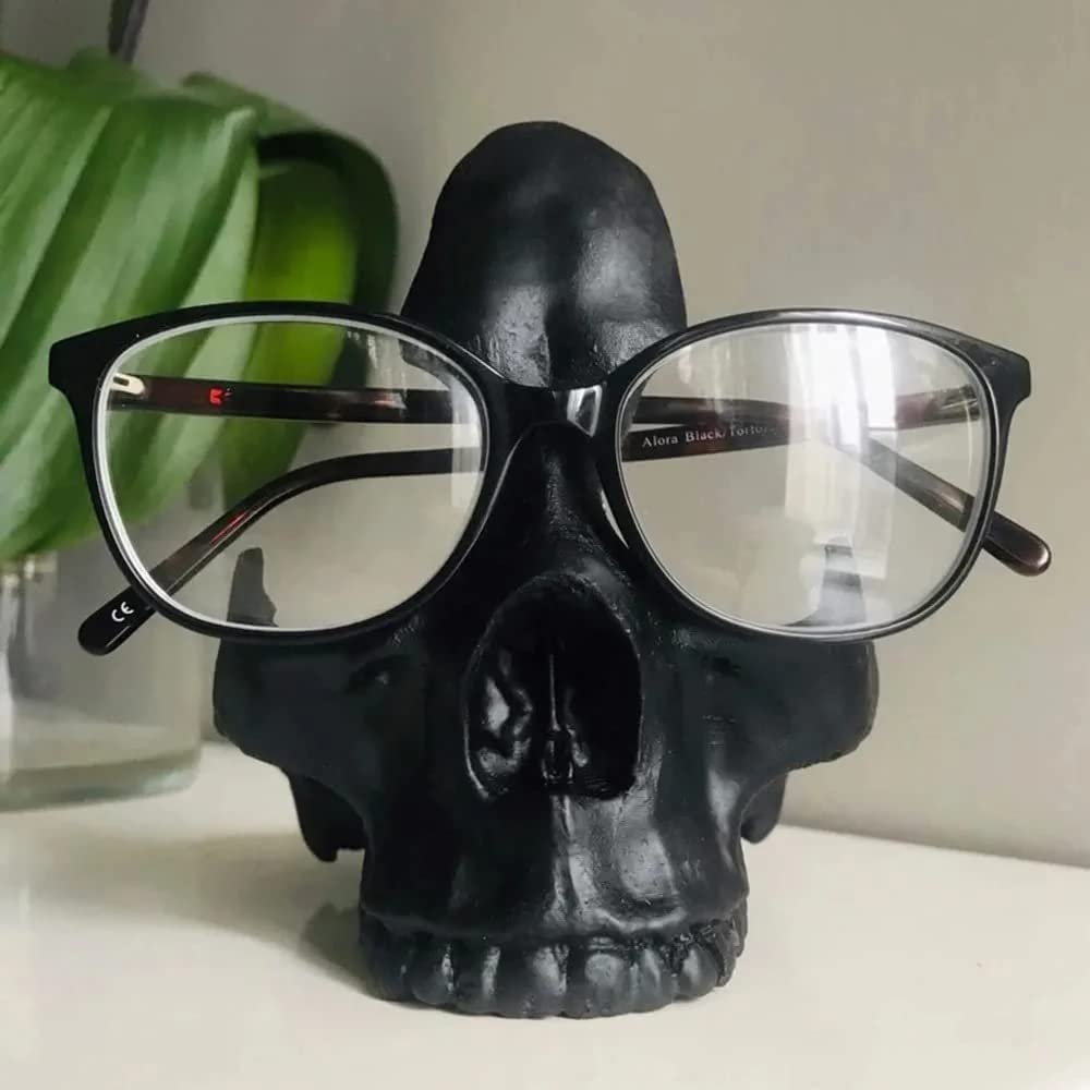 Halloween Skull Glasses Stand Holder Prop