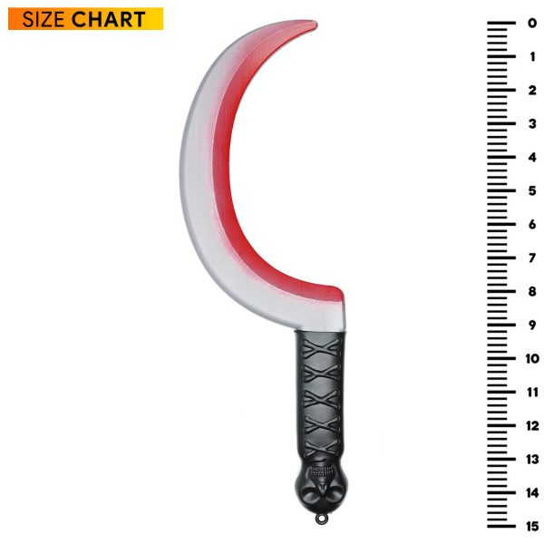 Halloween Bloody Sickle Weapon Prop