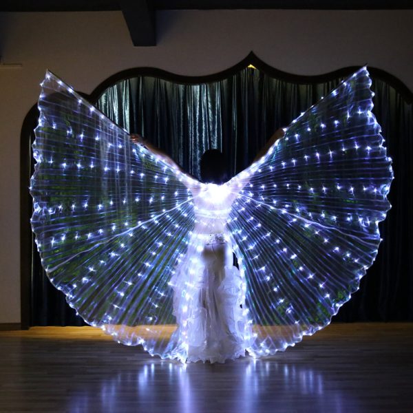 Halloween Belly Dance LED Angel Wings Prop