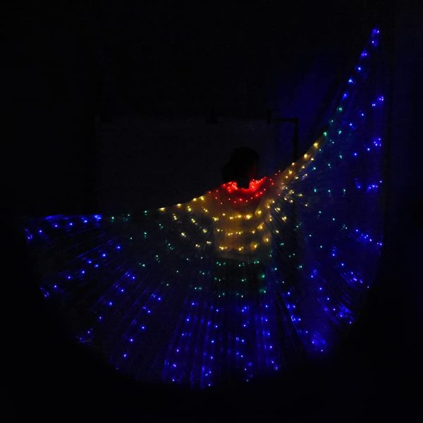 Halloween Belly Dance LED Angel Wings Prop