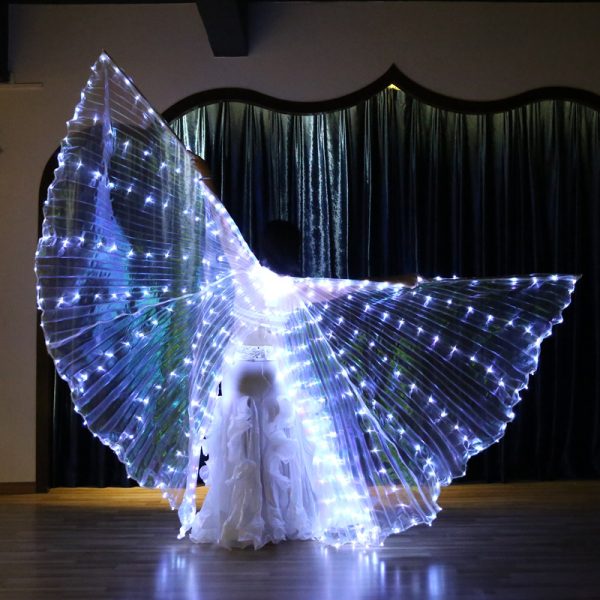 Halloween Belly Dance LED Angel Wings Prop