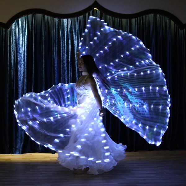 Halloween Belly Dance LED Angel Wings Prop