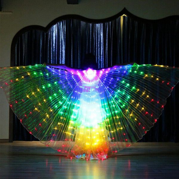 Halloween Belly Dance LED Angel Wings Prop