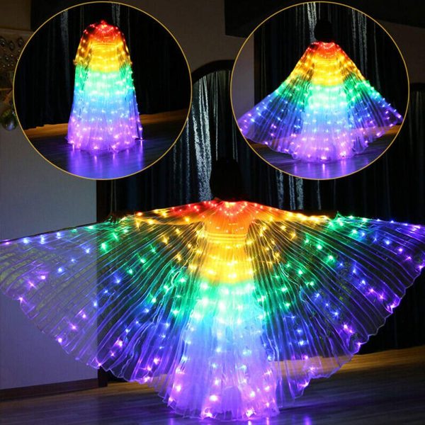 Halloween Belly Dance LED Angel Wings Prop