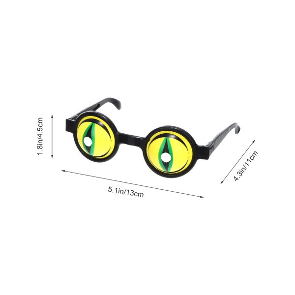 6pcs Halloween Convex Eyeglasses Prop