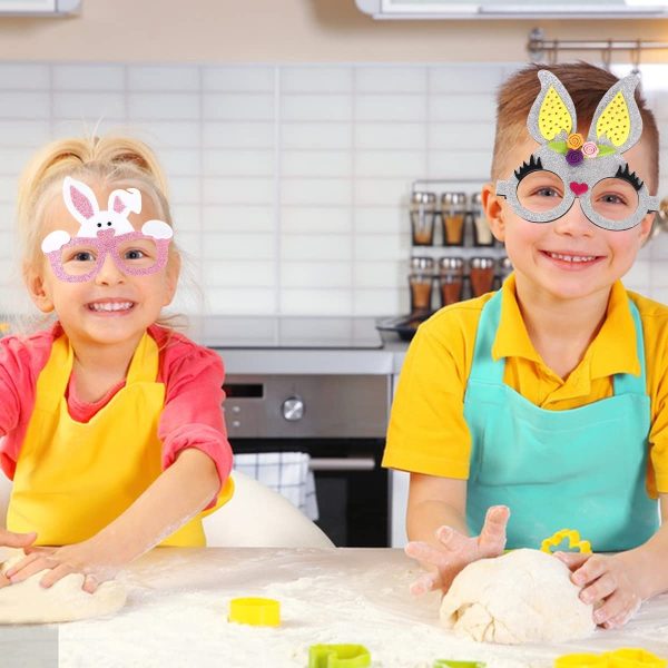 Halloween Pink Glowing Bunny Glasses Prop