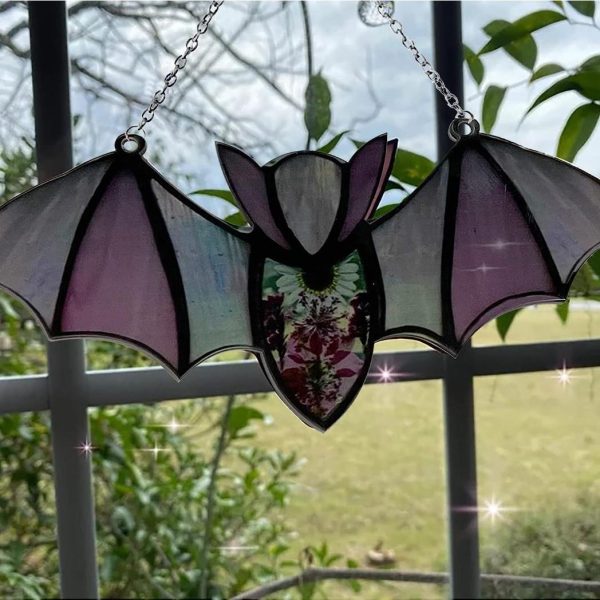 Halloween Colorful Hanging Bat Prop