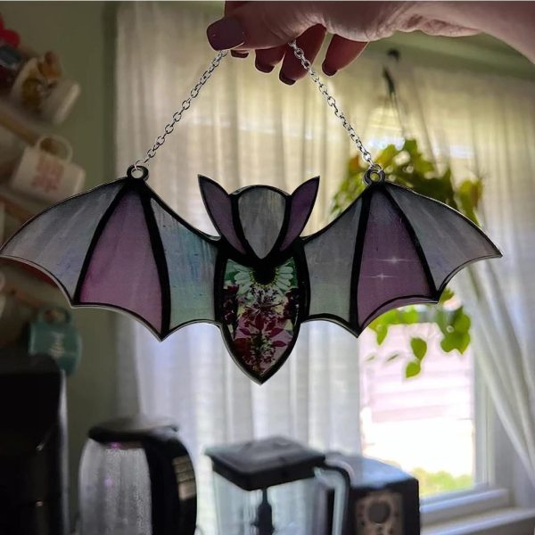 Halloween Colorful Hanging Bat Prop