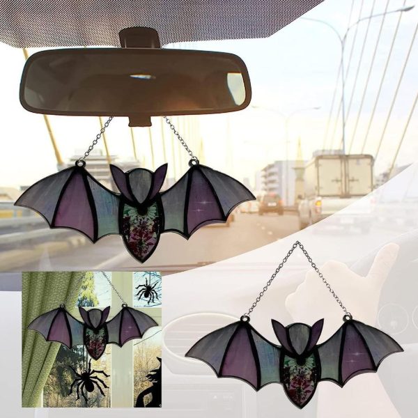 Halloween Colorful Hanging Bat Prop