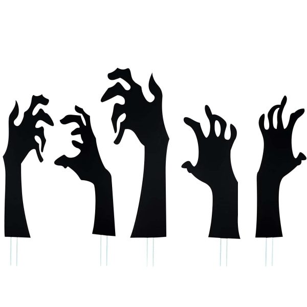 5PCS Halloween Zombie Hand Ghost Hand Prop