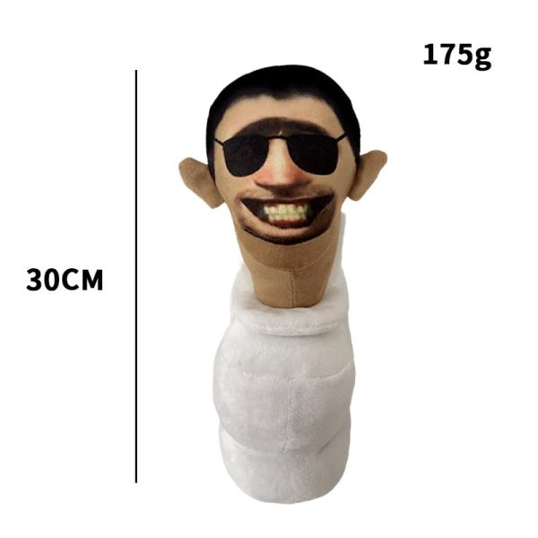 Halloween Sunglasses Toilet Man Prop