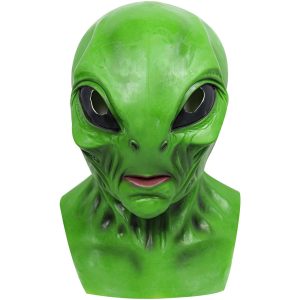 Halloween Green Alien Mask Prop