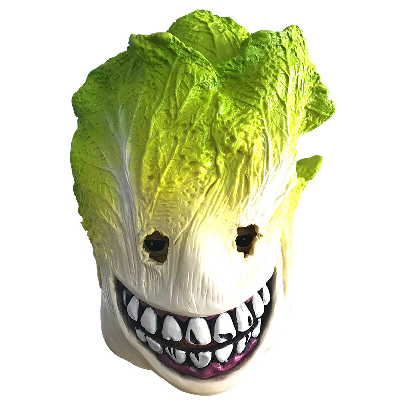 Halloween Cabbage Mask Prop