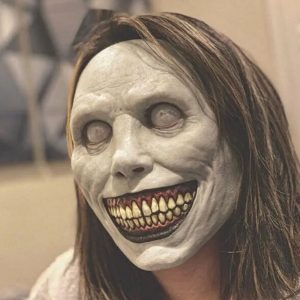 Halloween Smile Roll Eyes Exorcist Prop