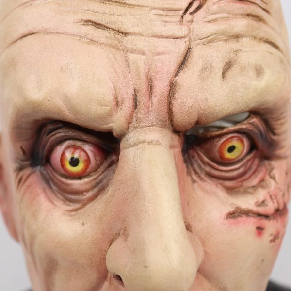 Halloween Red-eye Skinhead Mask Prop