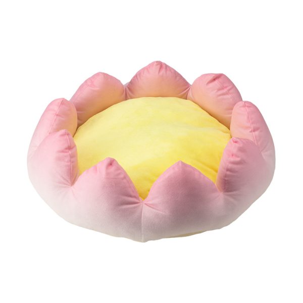 Good Luck Lotus Soft PP Cotton Filled Pet Nest for Cats and Dogs