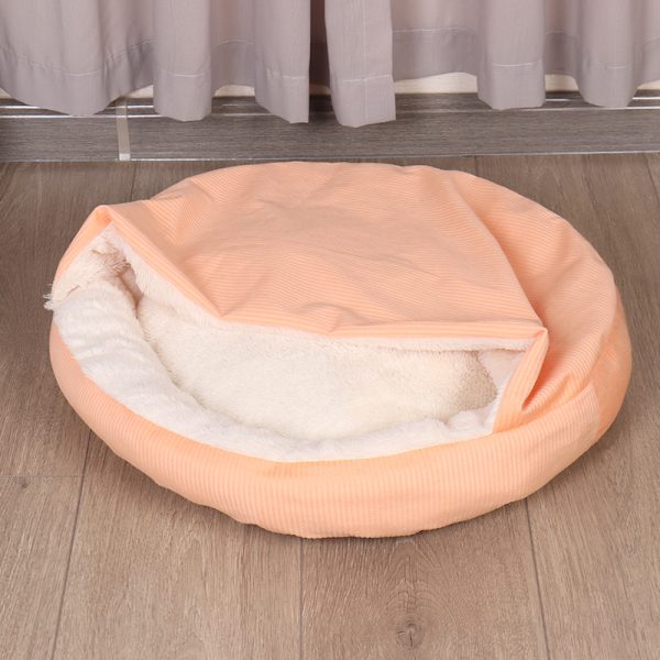 Thickened warm round cloak cat nest cat house