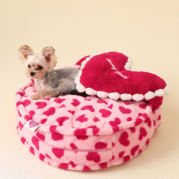 Love Girl Winter Warm Plush Dog House and Cat House