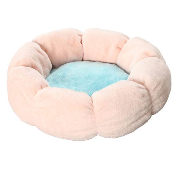 Round thickened warm and comfortable minimalist style cat nest cat bed