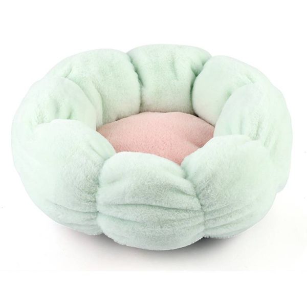 Round thickened warm and comfortable minimalist style cat nest cat bed