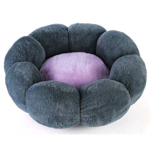 Round thickened warm and comfortable minimalist style cat nest cat bed