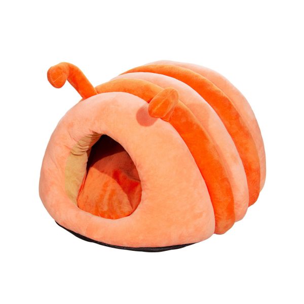 Cute caterpillar-shaped windproof and warm cat house