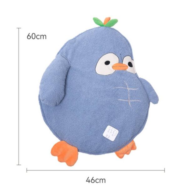 Cartoon penguin design plus velvet warm pet nest cat cave